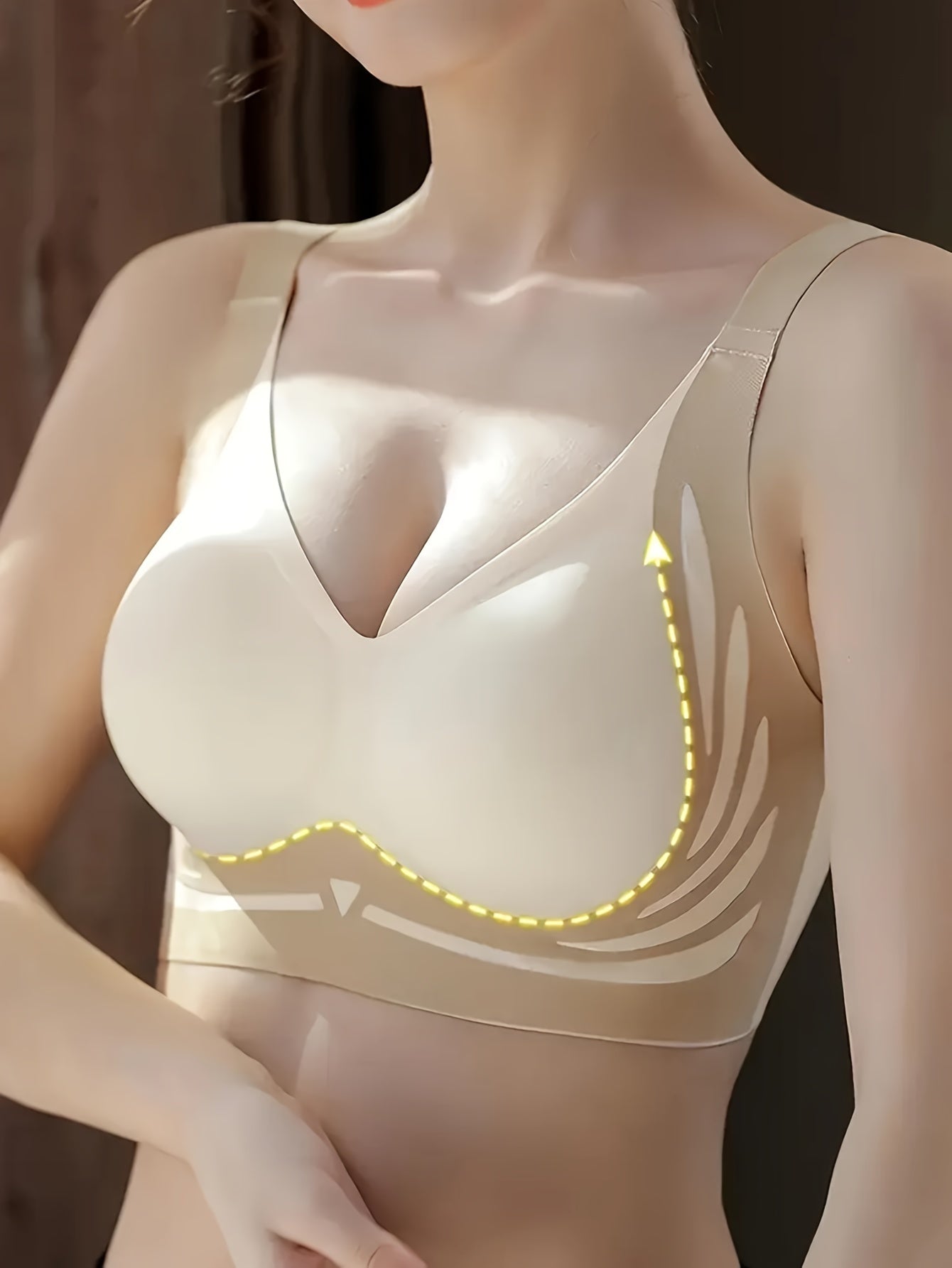 4 Pieces Seamless Lifting Anti Gravity Women's Sports Bra