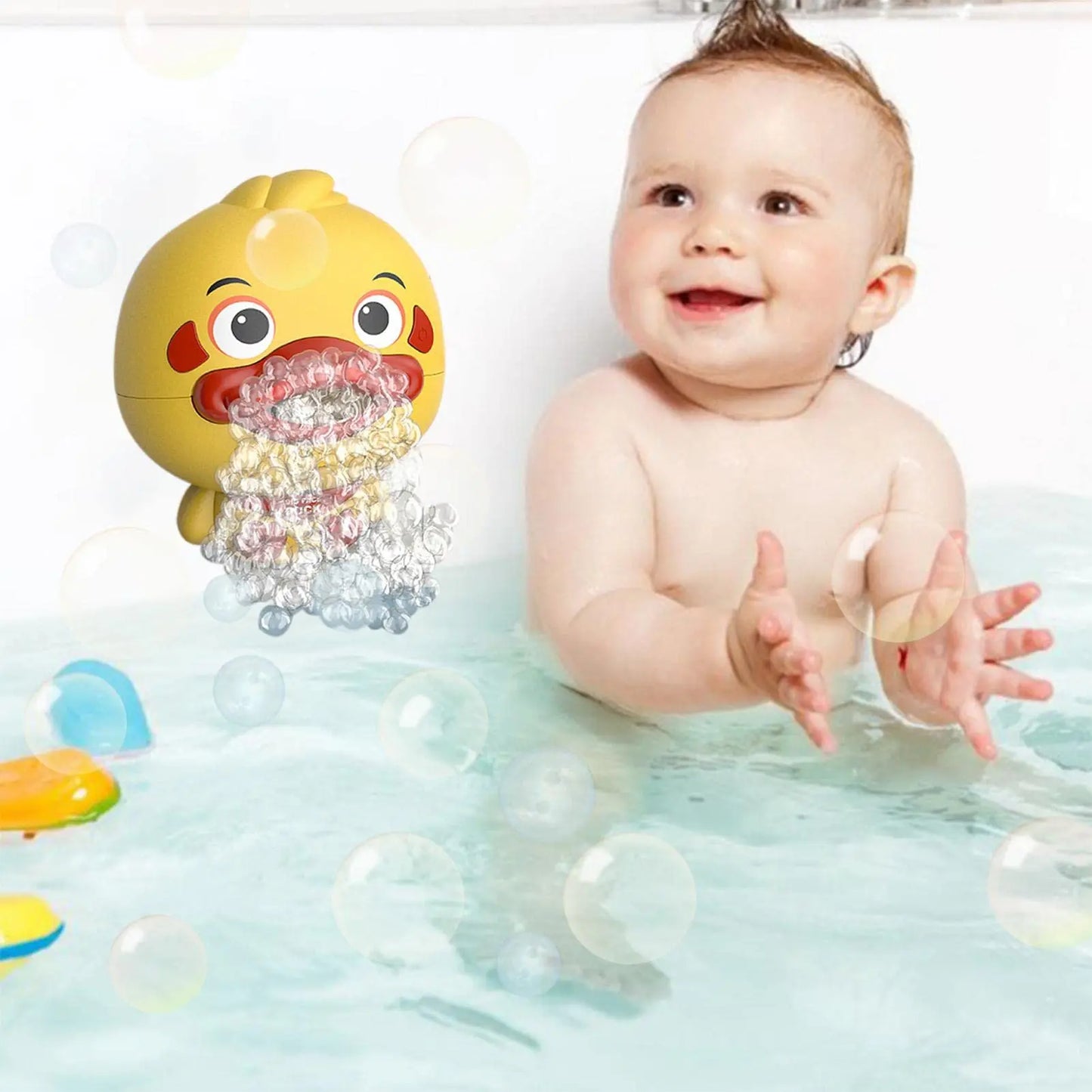 Baby Bubble Bathing Toys Duck Music Kids Bath Toy