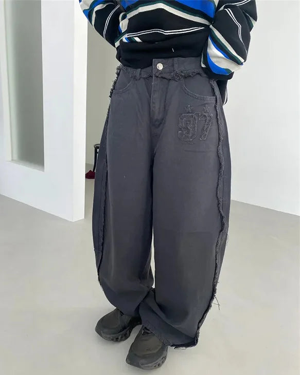 Casual Loose Oversized Wide Leg Jeans