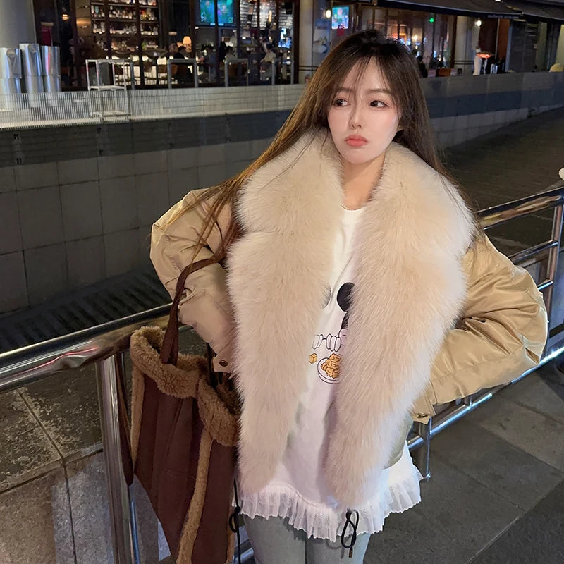 White Goose Down Coat