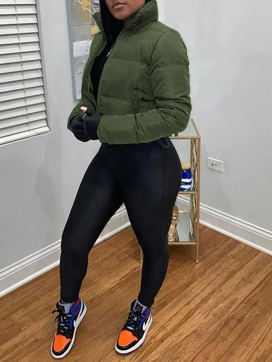 Cropped Puffer Jacket