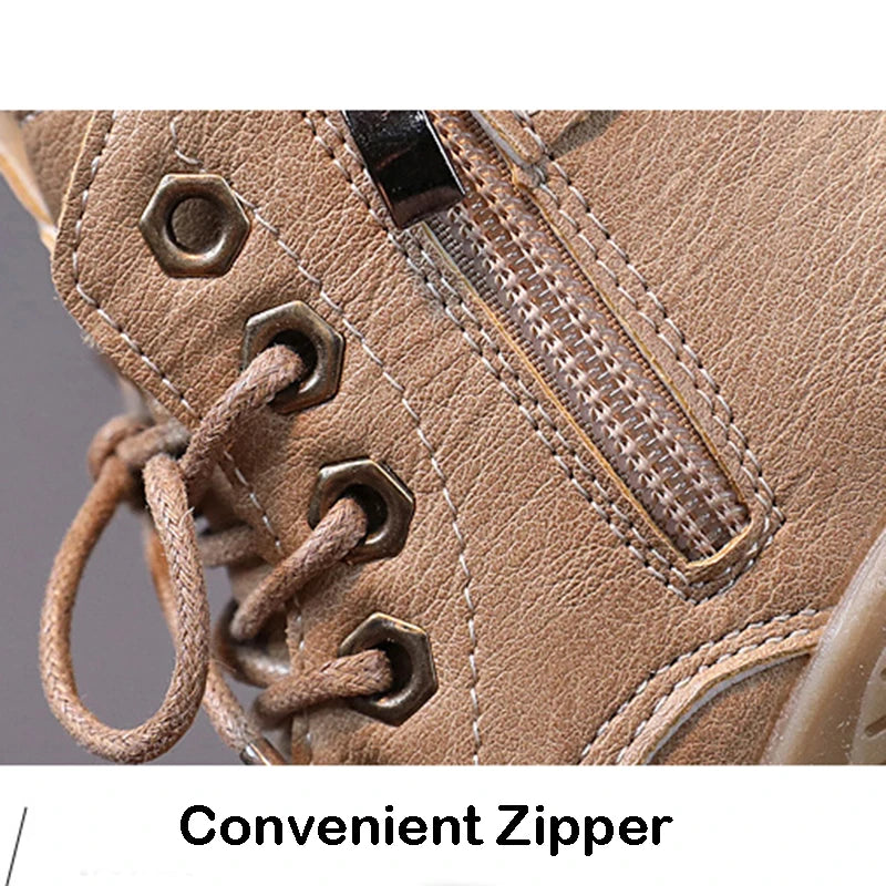 Childrens 1-6 Year Old Leather Boots