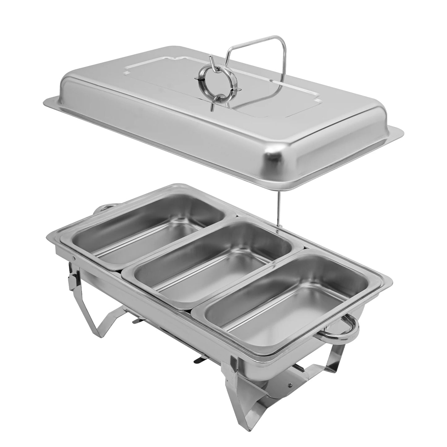 3 Tray Chafing Dish -Stainless Steel