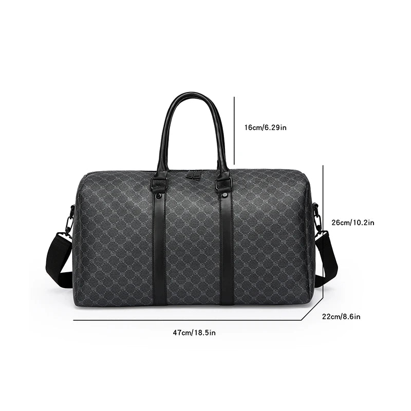 Men’s Black Travel Luggage Bag