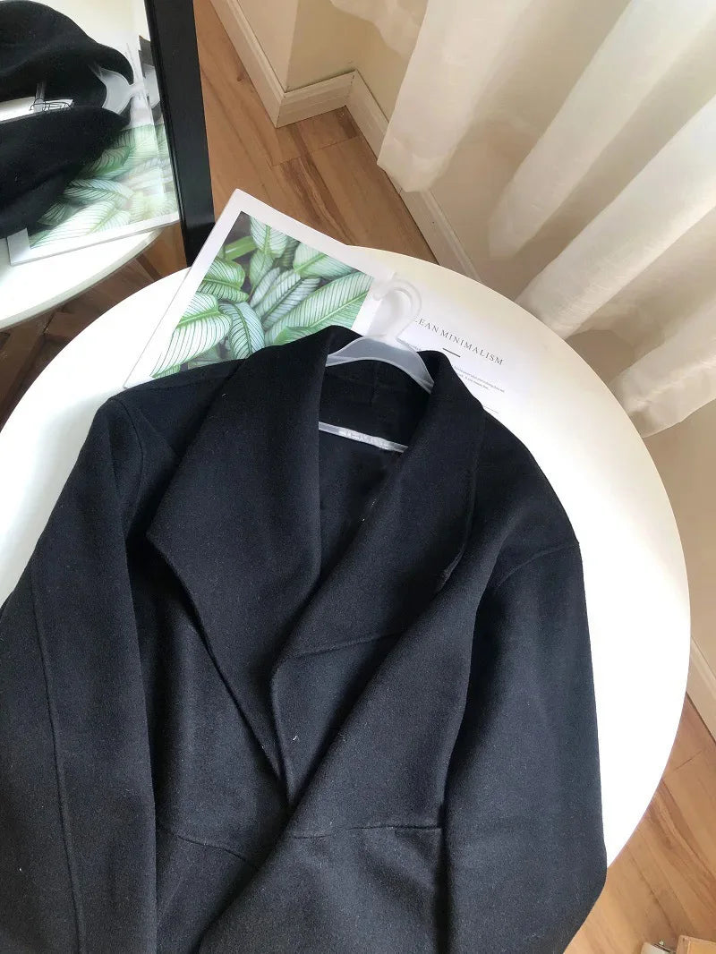 Double-faced Cashmere Contour Long Coat
