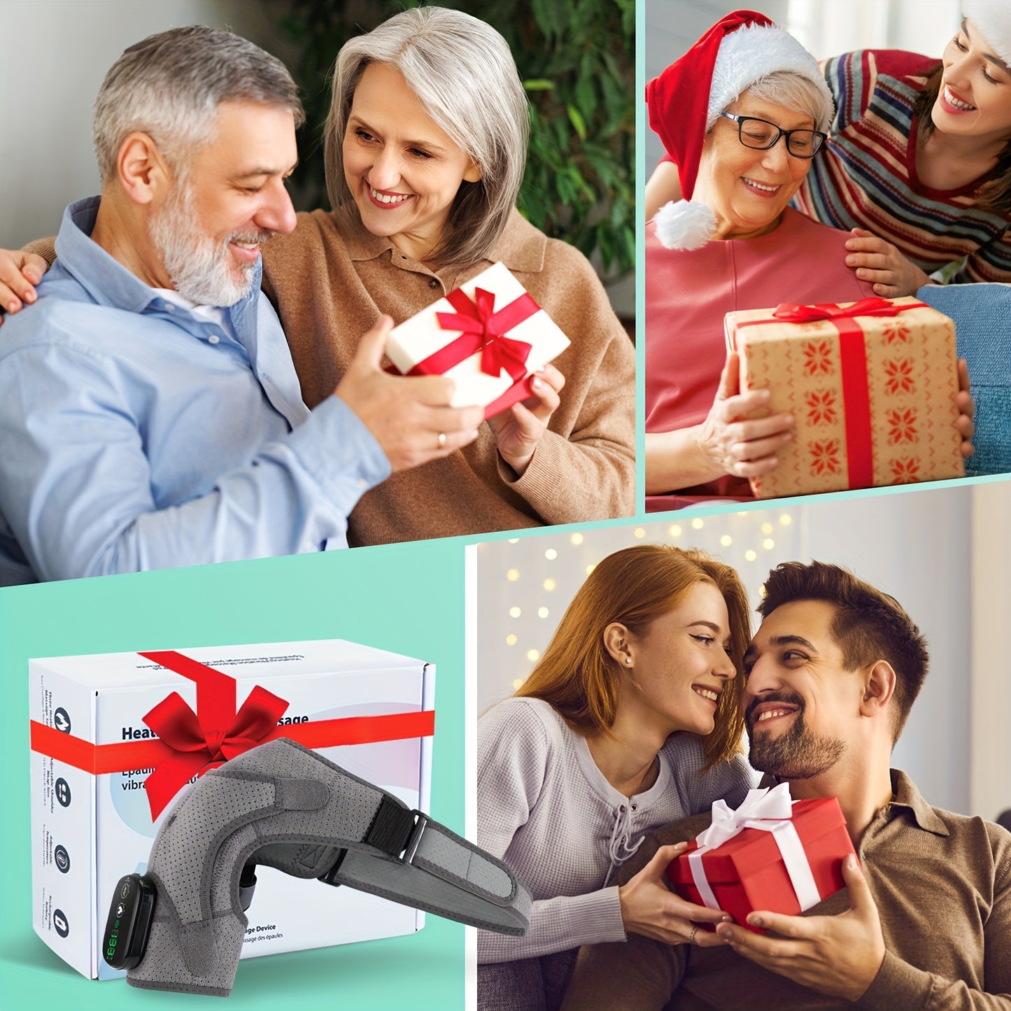 1pc Deluxe Heated Shoulder Massager