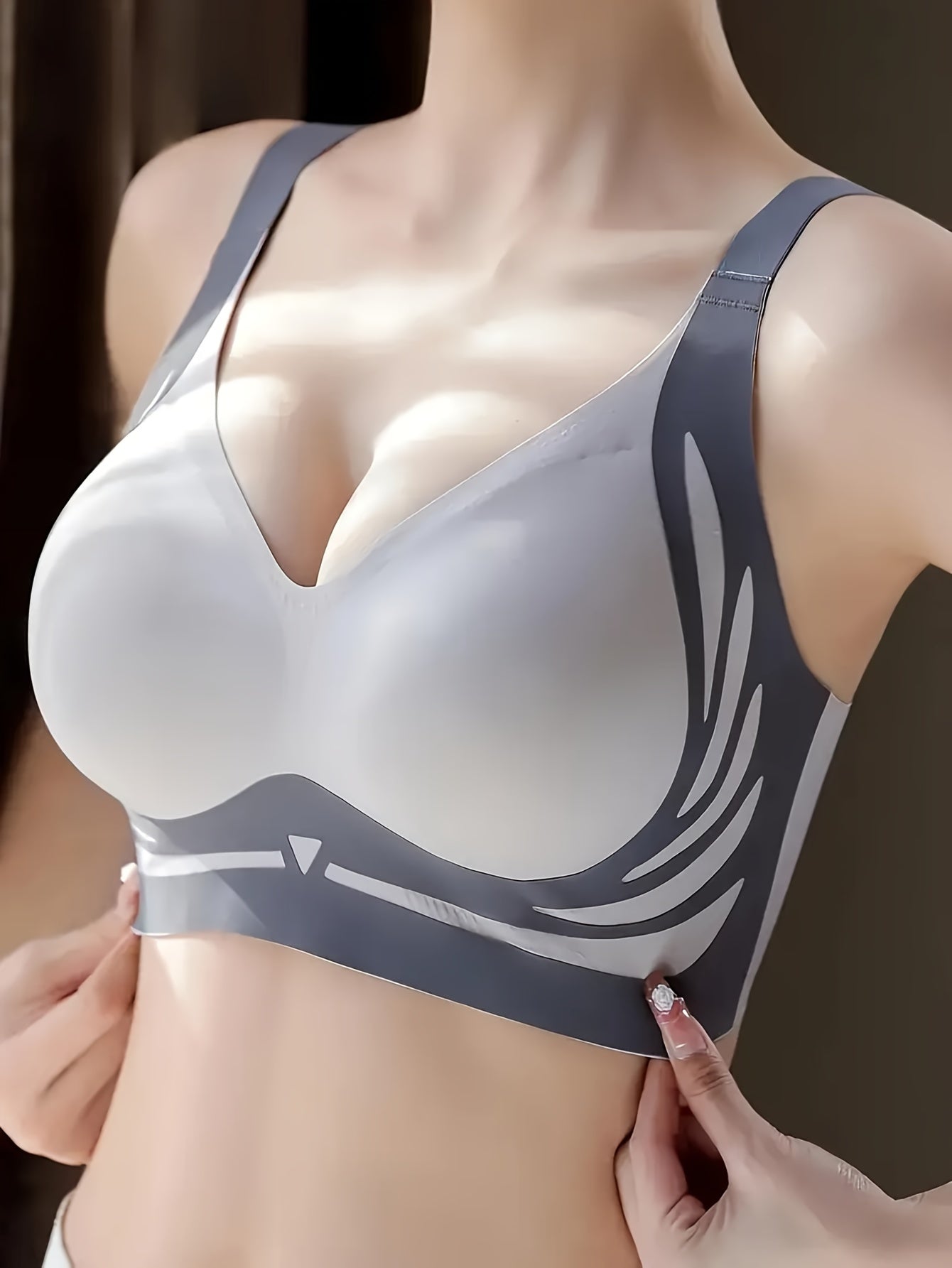 4 Pieces Seamless Lifting Anti Gravity Women's Sports Bra