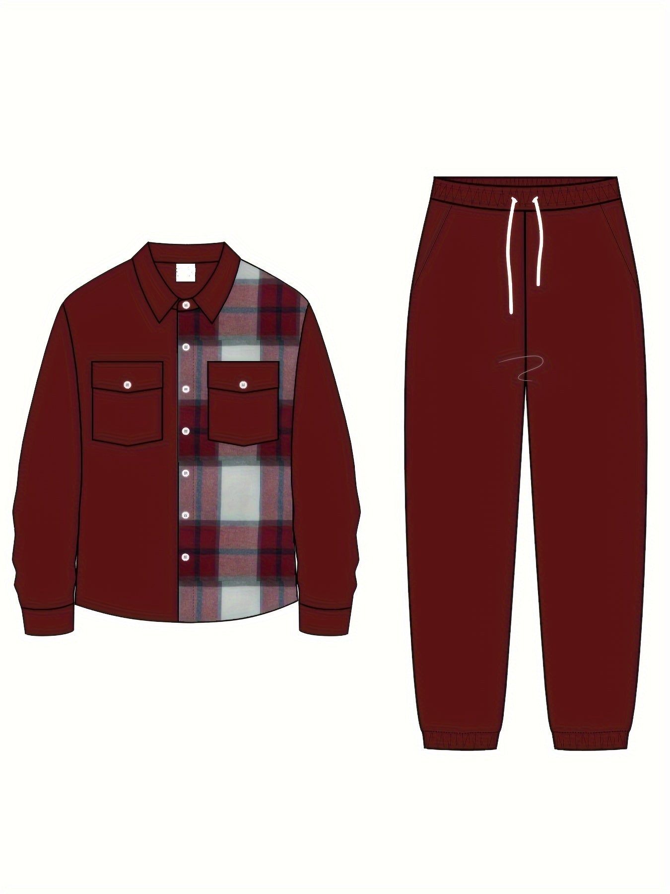 Men's Casual Fall Two-Piece Set