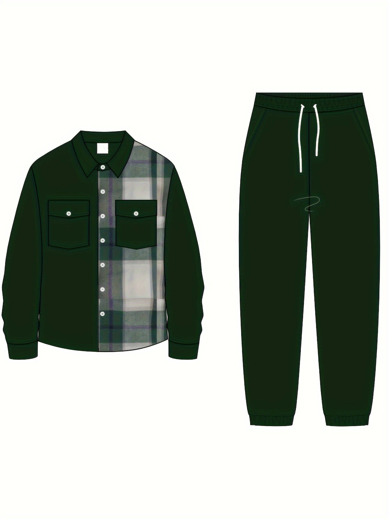 Men's Casual Fall Two-Piece Set