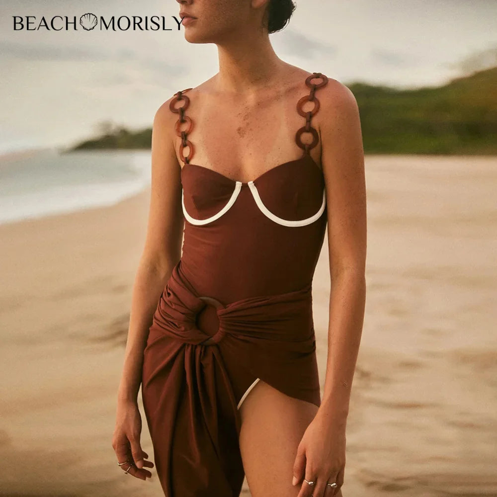 One Piece Swimwear with wrap