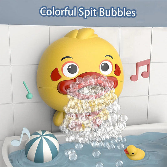 Baby Bubble Bathing Toys Duck Music Kids Bath Toy