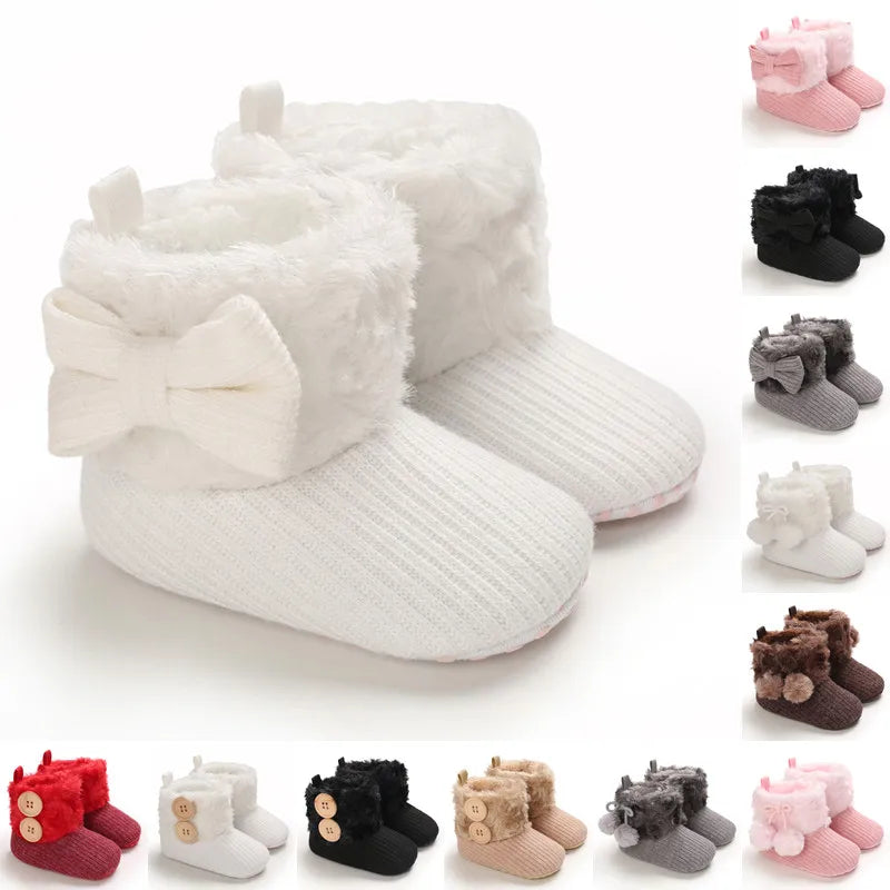 0-18M  Plush Ankle Boot