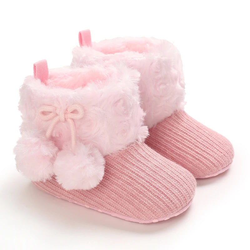 0-18M  Plush Ankle Boot