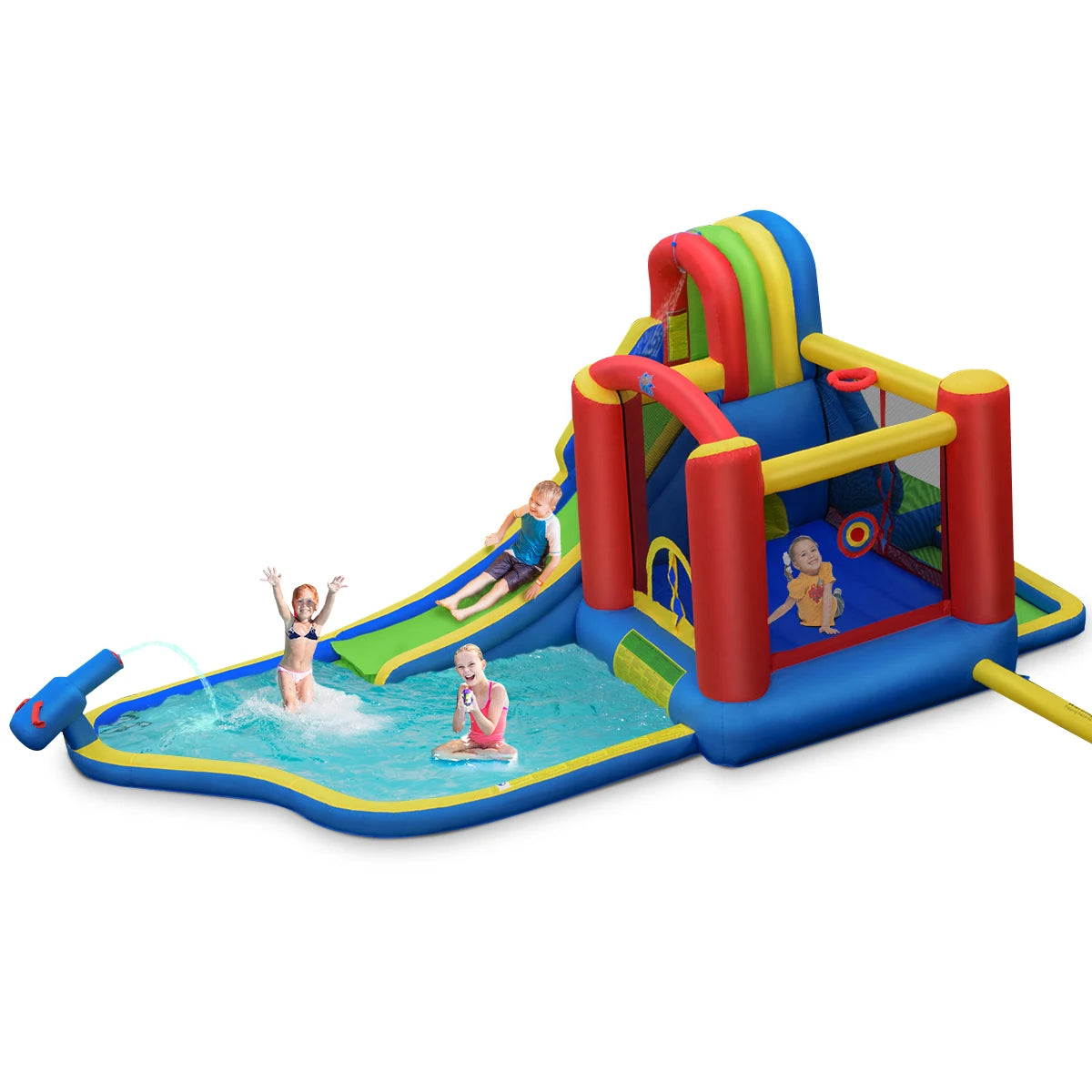 House Slide Climbing Splash Park Pool Jumping Castle - My Store