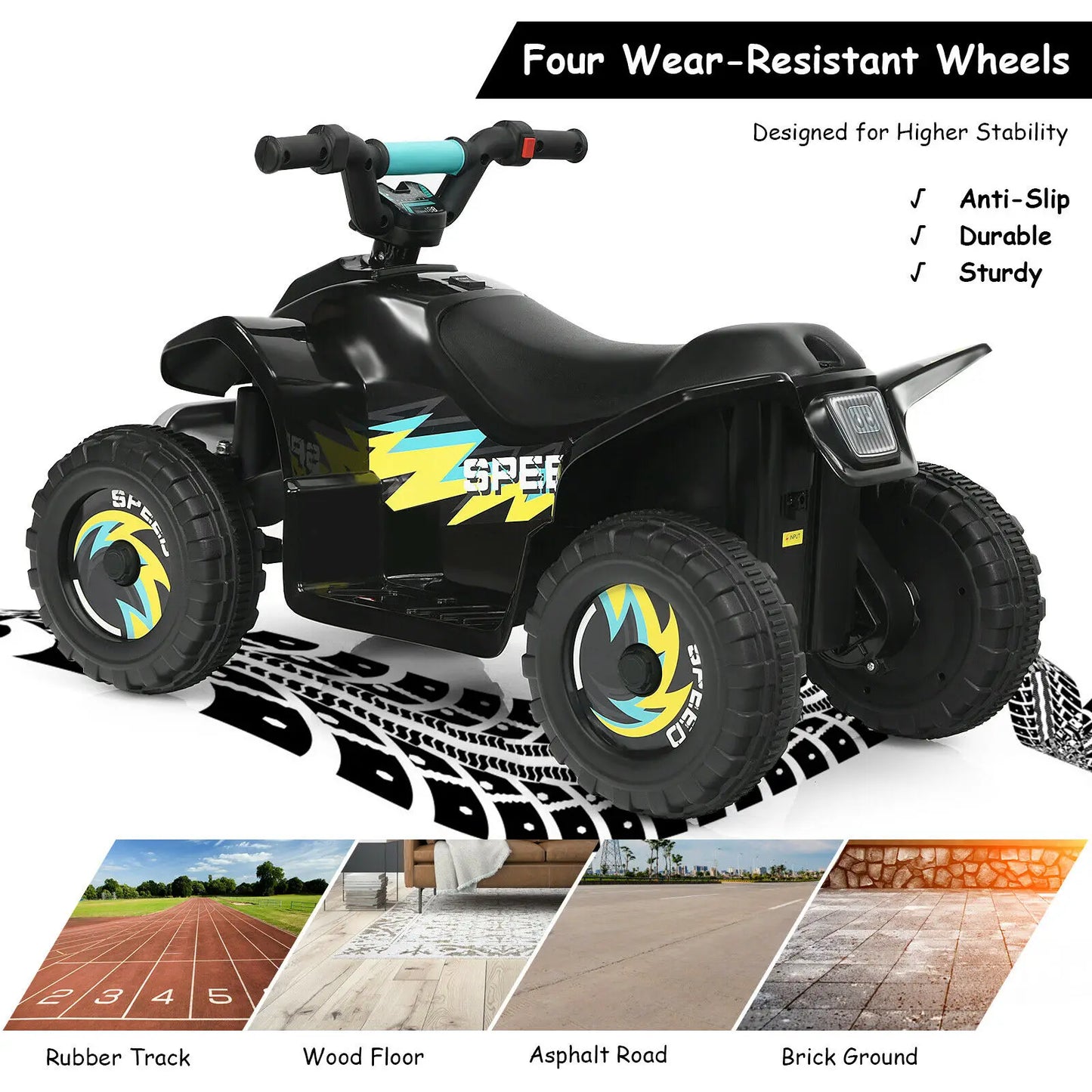 4 Wheels Ride On Toy - My Store