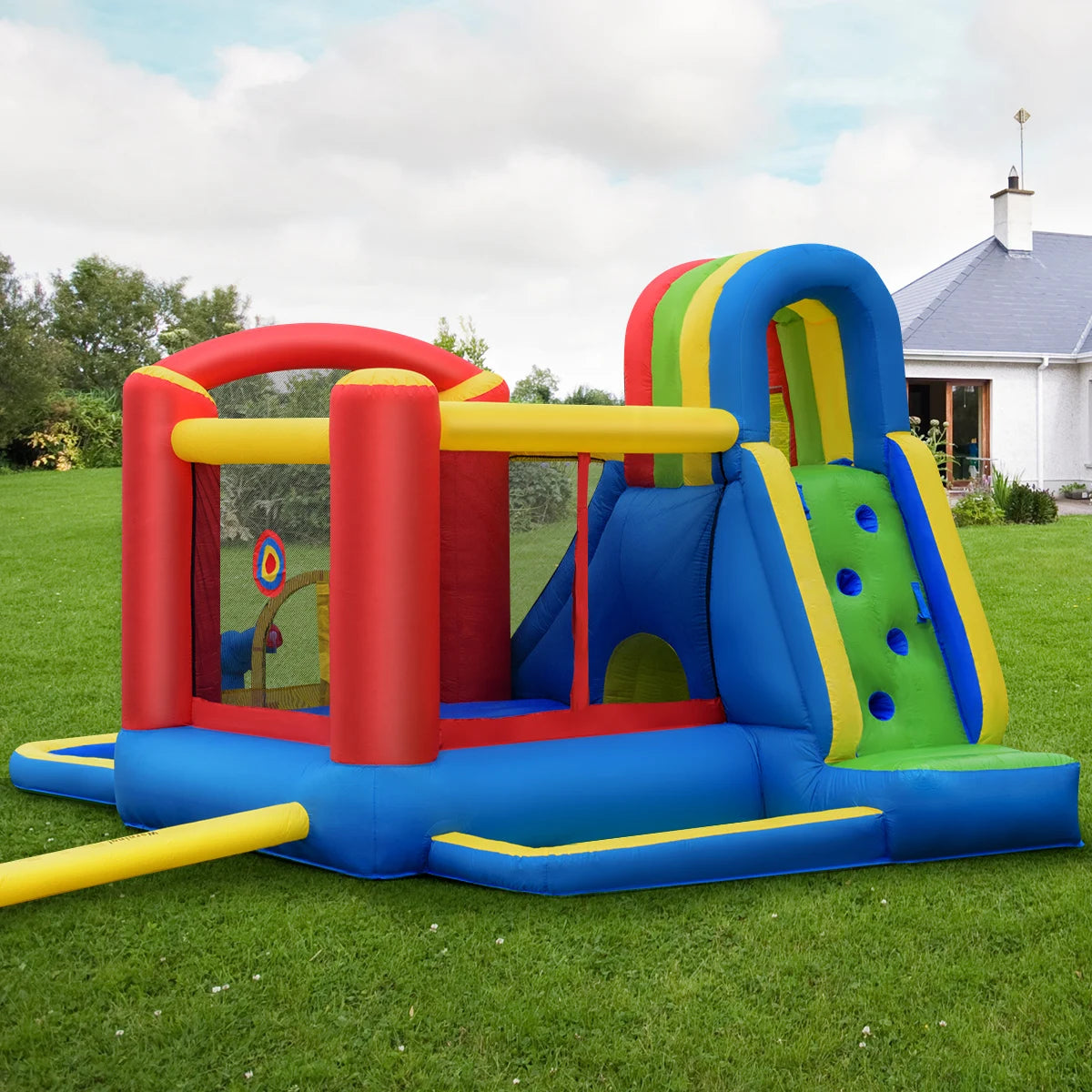 House Slide Climbing Splash Park Pool Jumping Castle - My Store