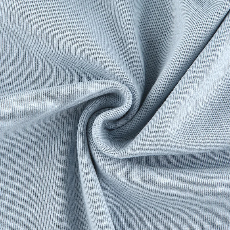 O-Neck Long Cropped Solid T-Shirt