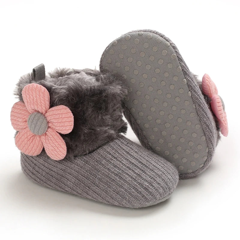 0-18M  Plush Ankle Boot