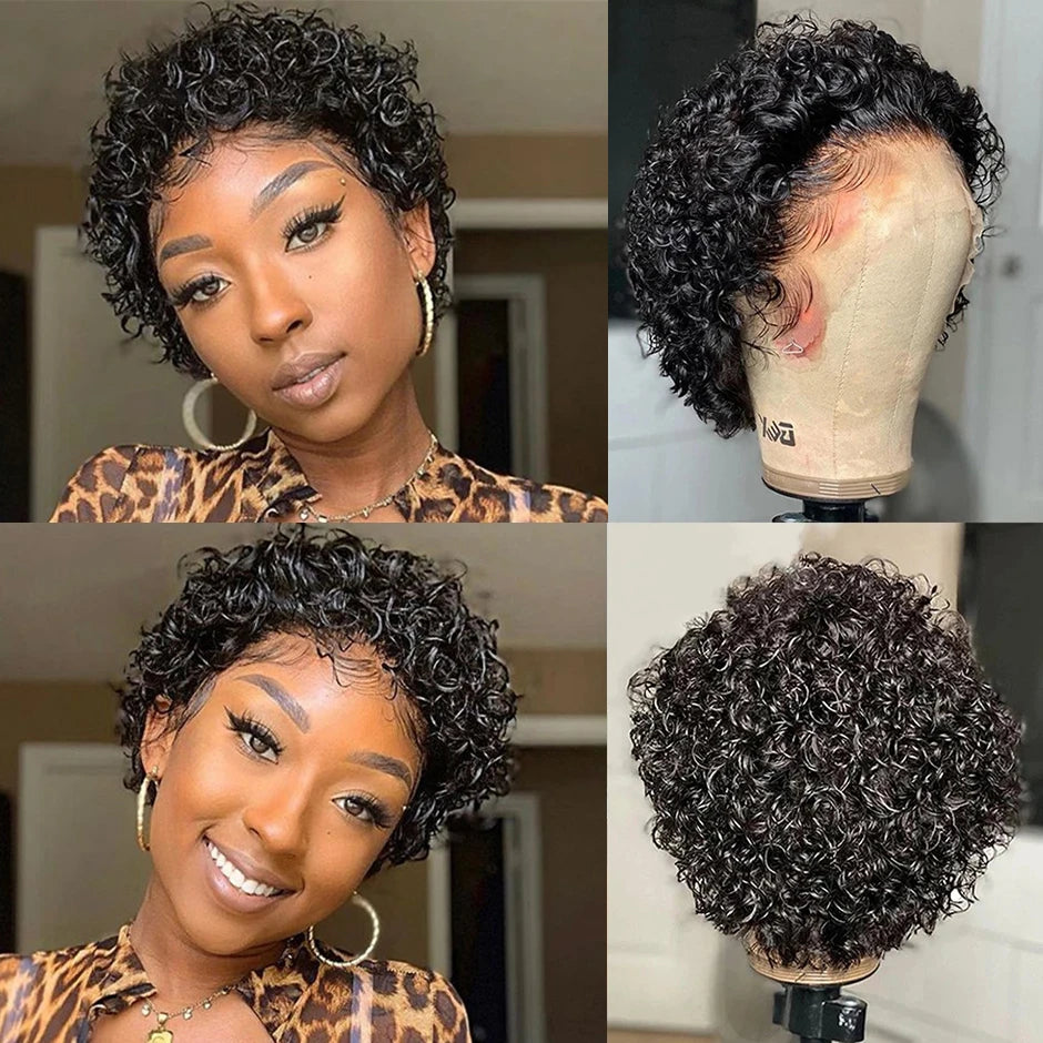 Pixie Cut Short Bob Curly Wig - My Store