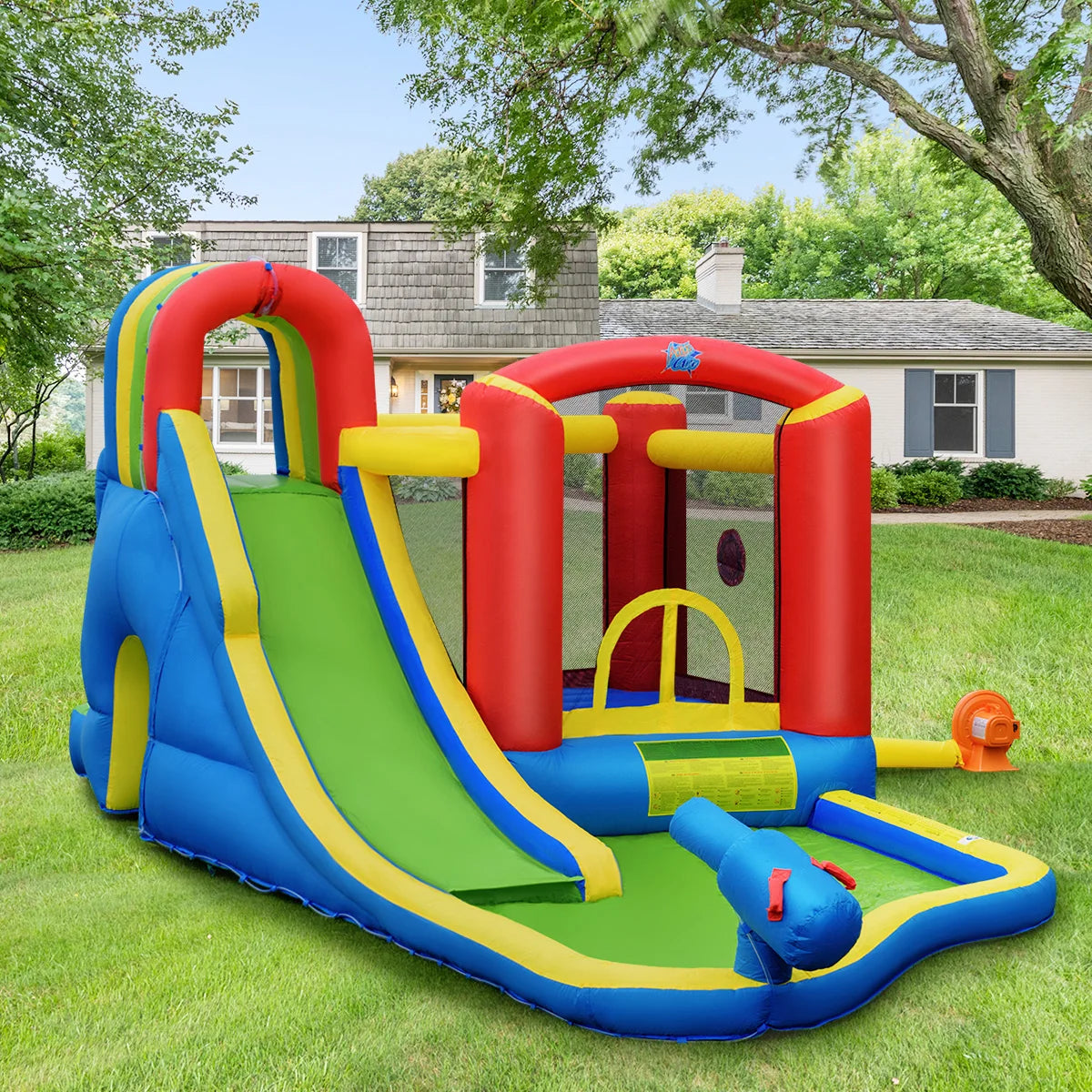 House Slide Climbing Splash Park Pool Jumping Castle - My Store