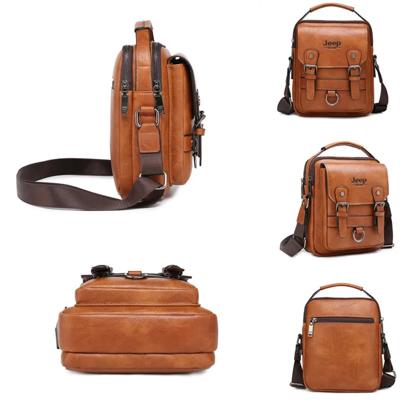 Multi-function Business Man's ShoulderCrossbody Bag