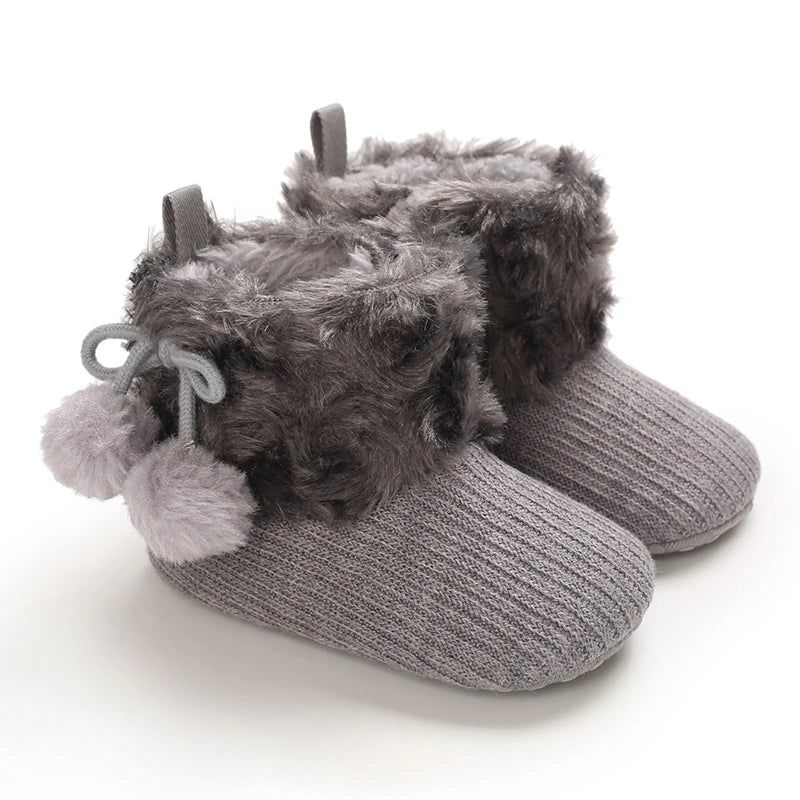 0-18M  Plush Ankle Boot