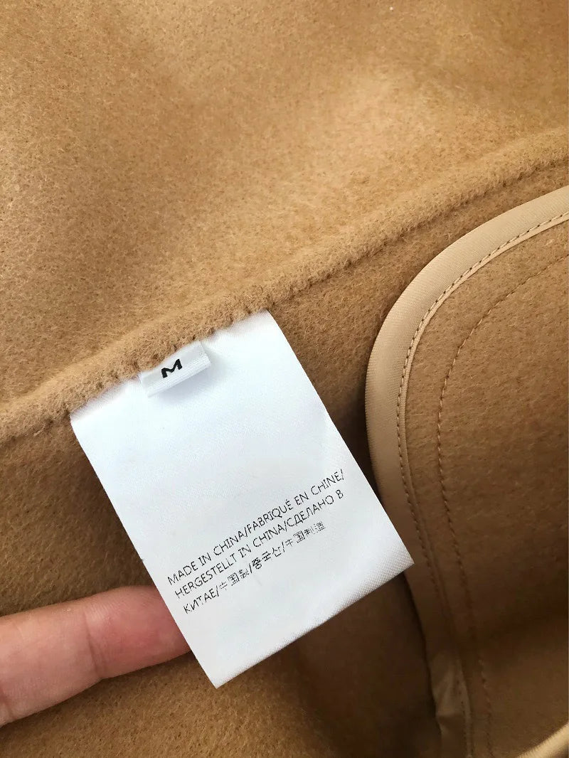Double-faced Cashmere Contour Long Coat
