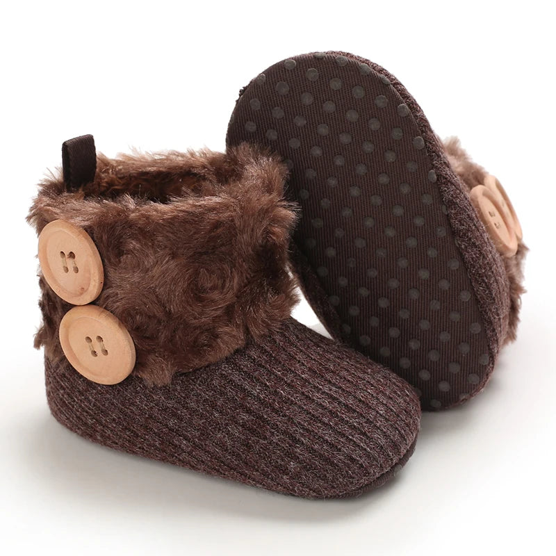 0-18M  Plush Ankle Boot
