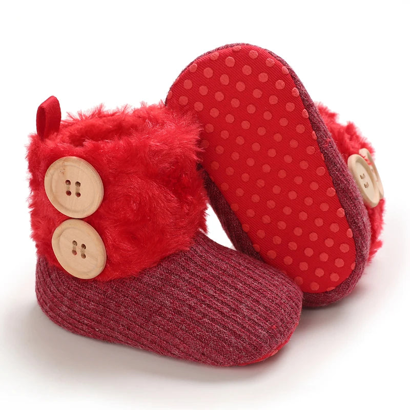0-18M  Plush Ankle Boot