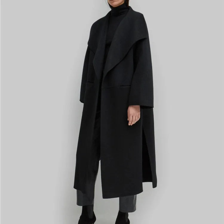 Double-faced Cashmere Contour Long Coat