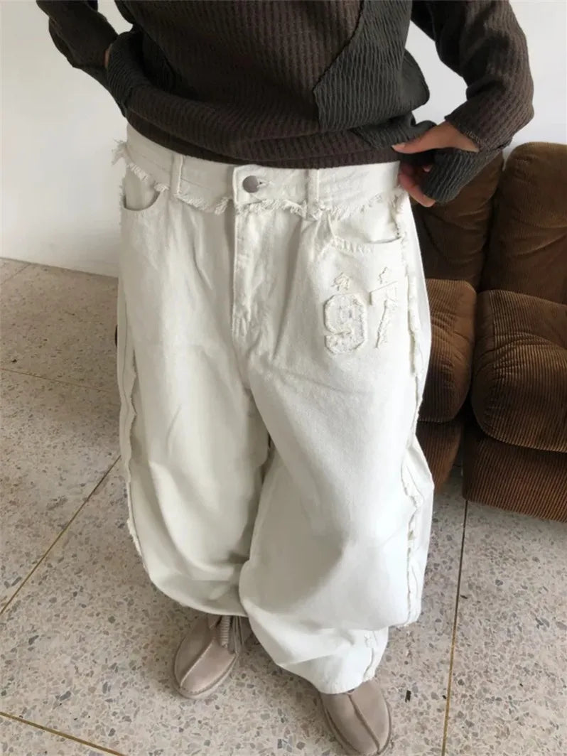 Casual Loose Oversized Wide Leg Jeans