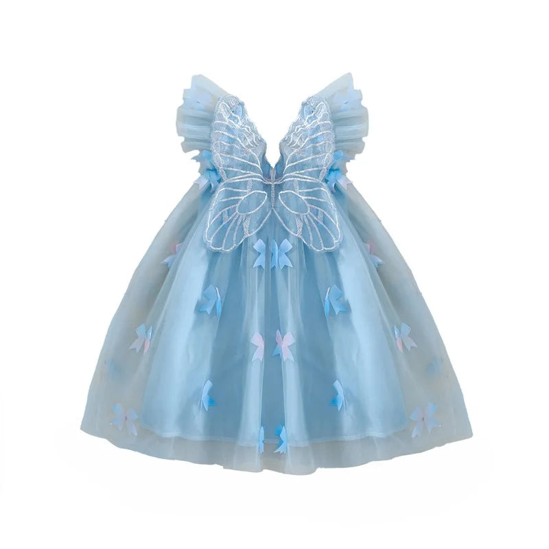 Sleeveless Square Neck Tulle Princess Dress