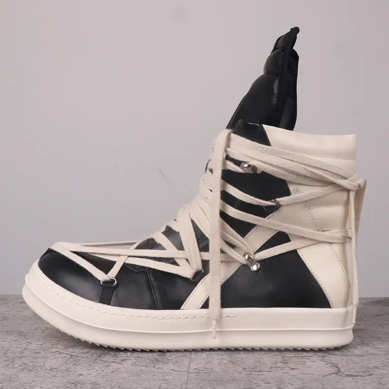 Men's Leather Pentagram Sneaker