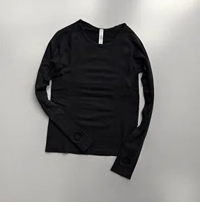 Yoga Round Neck Long Sleeves  Fitness Top