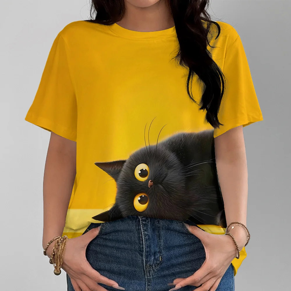 Round Neck T-Shirt Short Sleeve Tops