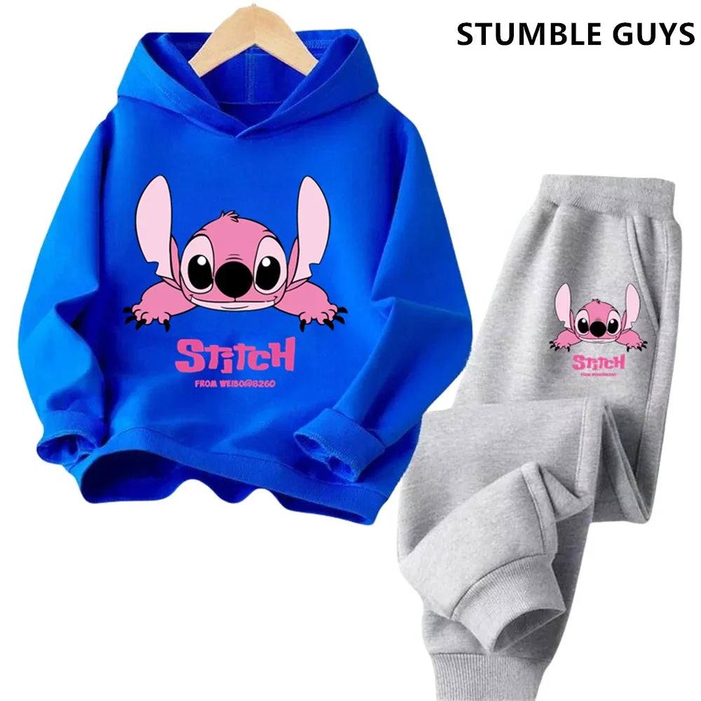 Pullover Anime Cartoons Casual Set