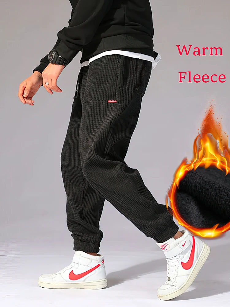 Men Fleece Thermal Trousers