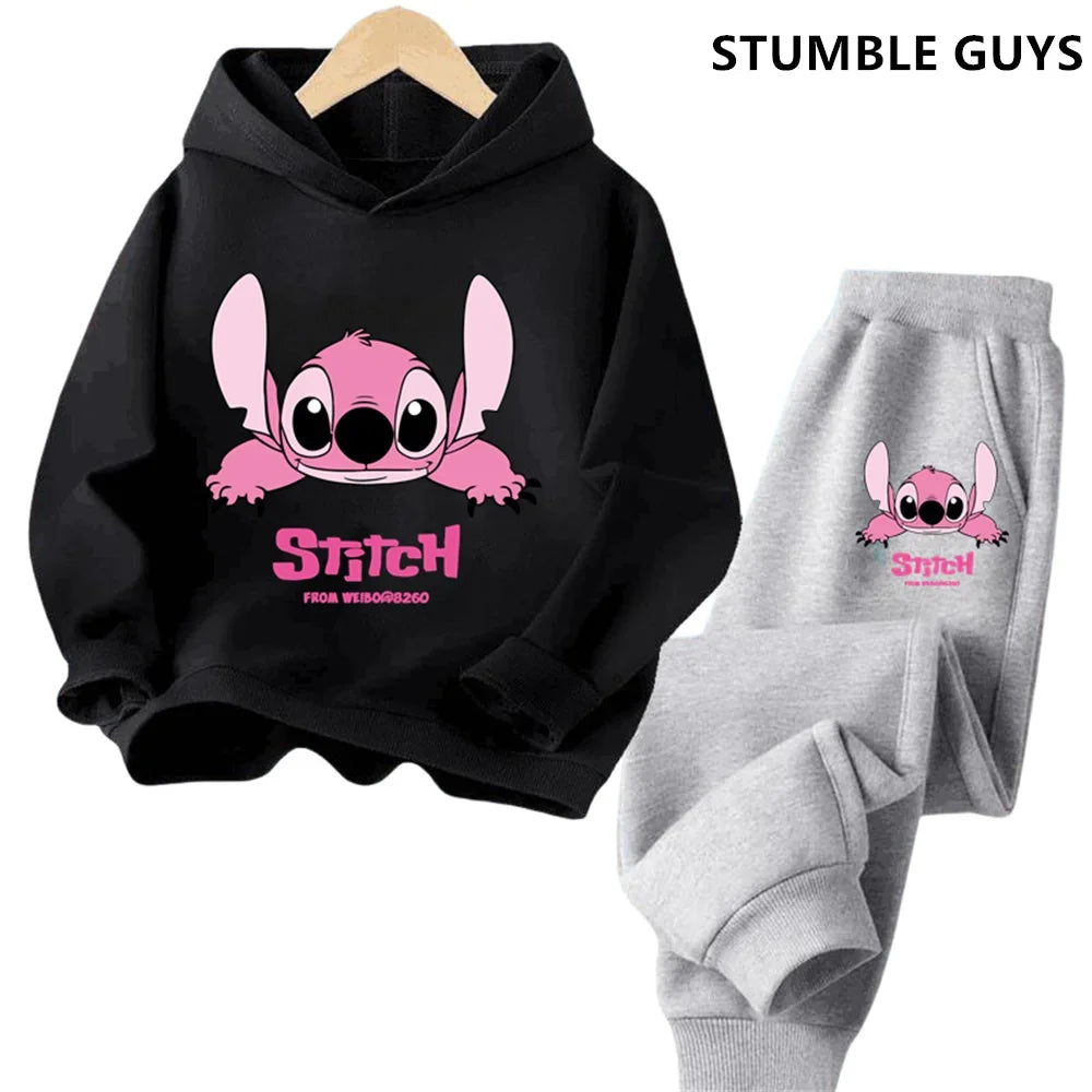 Pullover Anime Cartoons Casual Set