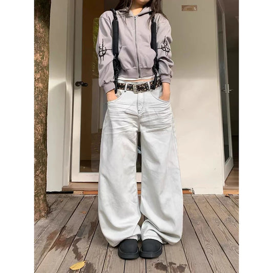 Grey Style Oversize Baggy Jean Pant