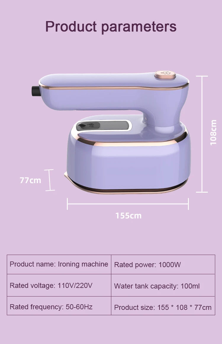 Steam Iron Handheld Mini Portable
