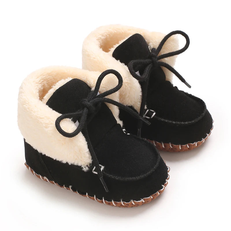 0-18M  Plush Ankle Boot