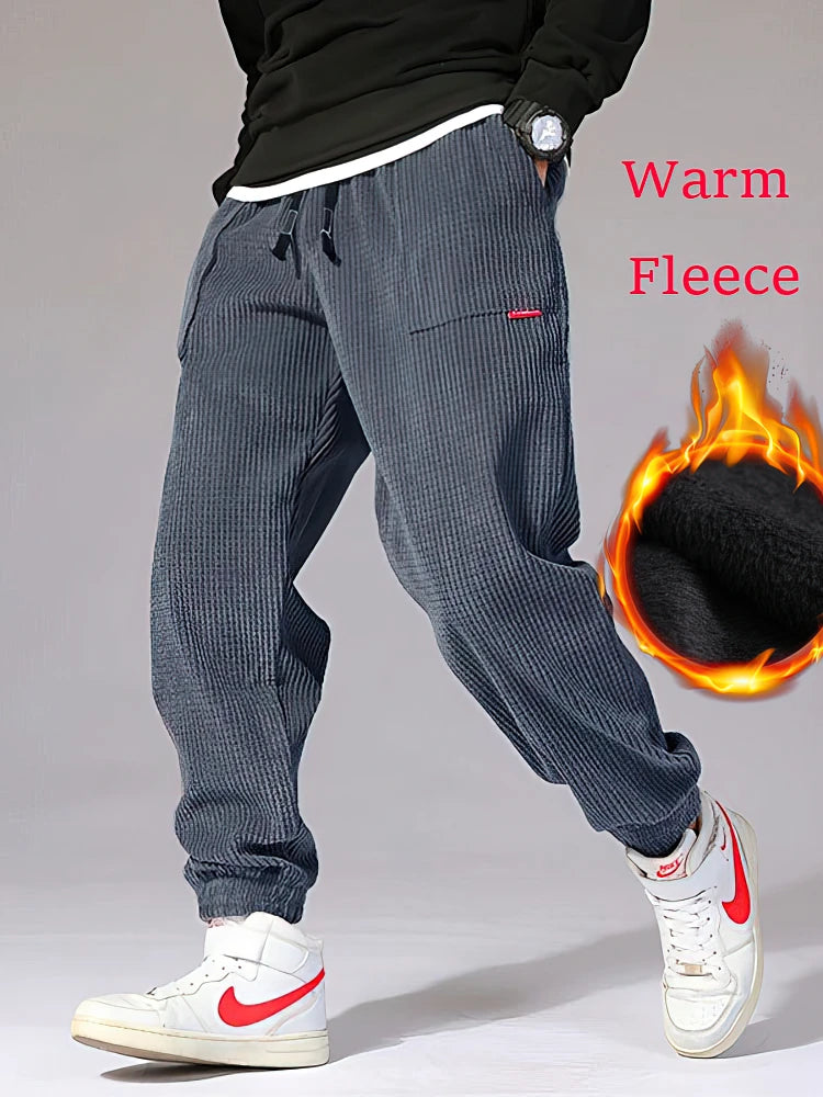 Men Fleece Thermal Trousers