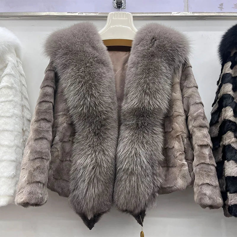 Fur  Collar Coat