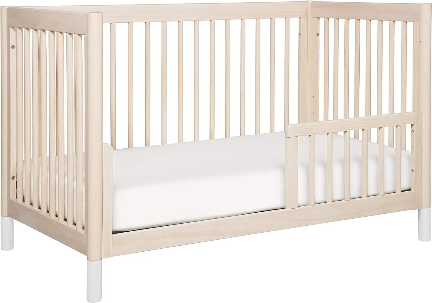 4-in-1 Convertible Crib with Toddler Bed Conversion