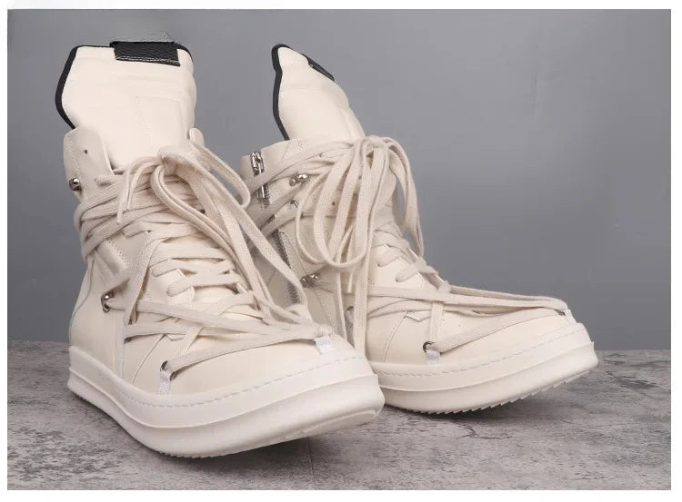 Men's Leather Pentagram Sneaker