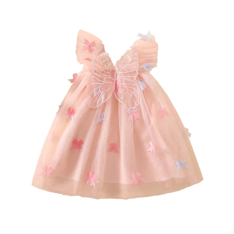 Sleeveless Square Neck Tulle Princess Dress
