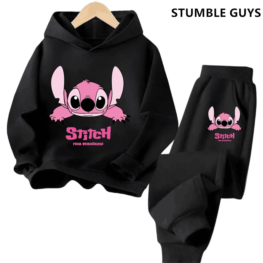 Pullover Anime Cartoons Casual Set