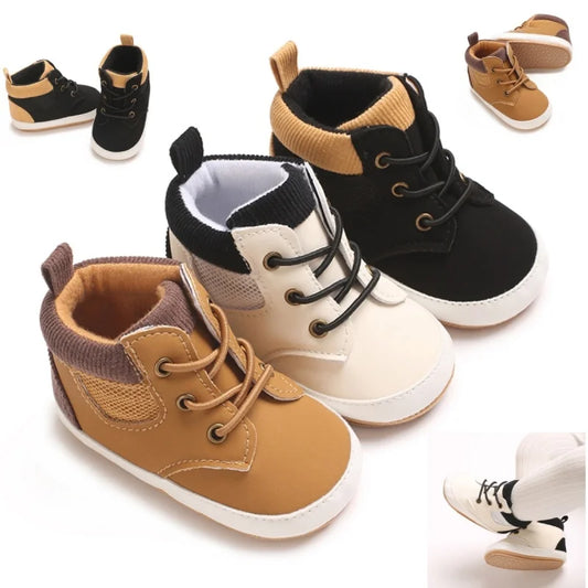 High Top New 0-18M Baby Walking Casual Sports Shoes