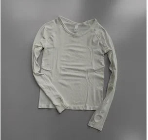 Yoga Round Neck Long Sleeves  Fitness Top