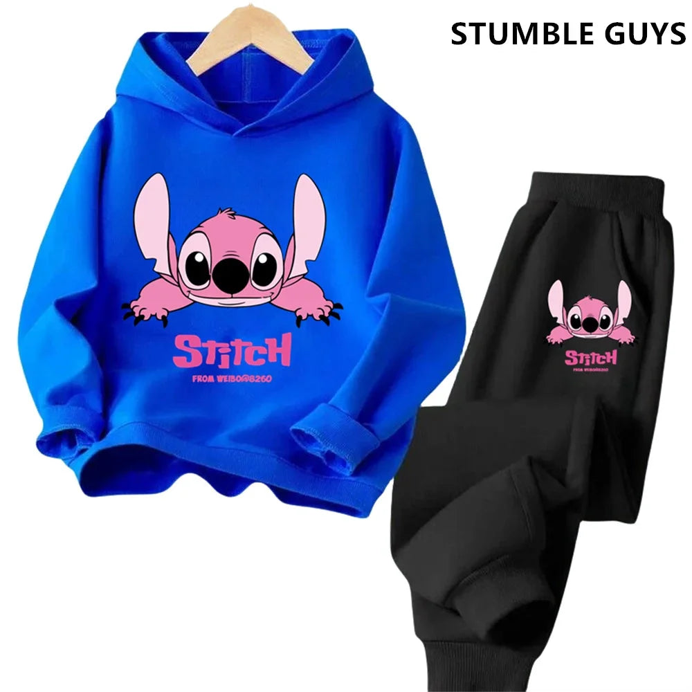 Pullover Anime Cartoons Casual Set